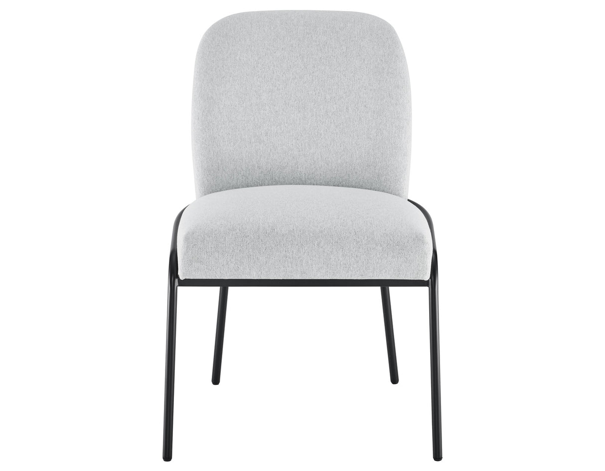 Conrad Upholstered Side Chair with Black Leg from Steve Silver - Luna Furniture