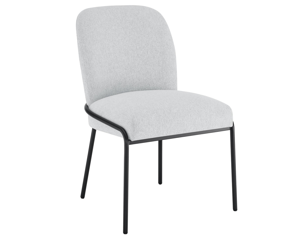 Conrad Upholstered Side Chair with Black Leg from Steve Silver - Luna Furniture