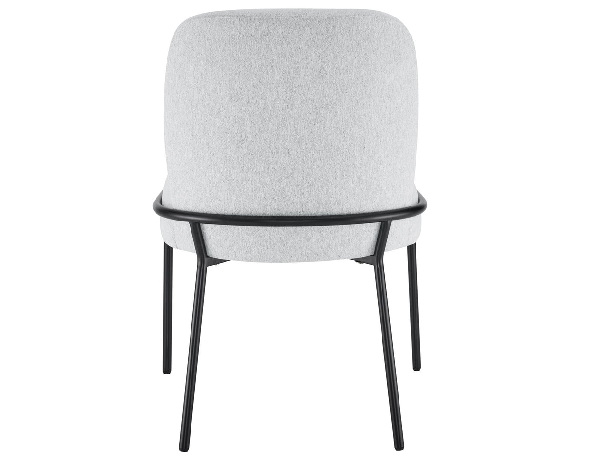 Conrad Upholstered Side Chair with Black Leg from Steve Silver - Luna Furniture