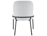 Conrad Upholstered Side Chair with Black Leg from Steve Silver - Luna Furniture