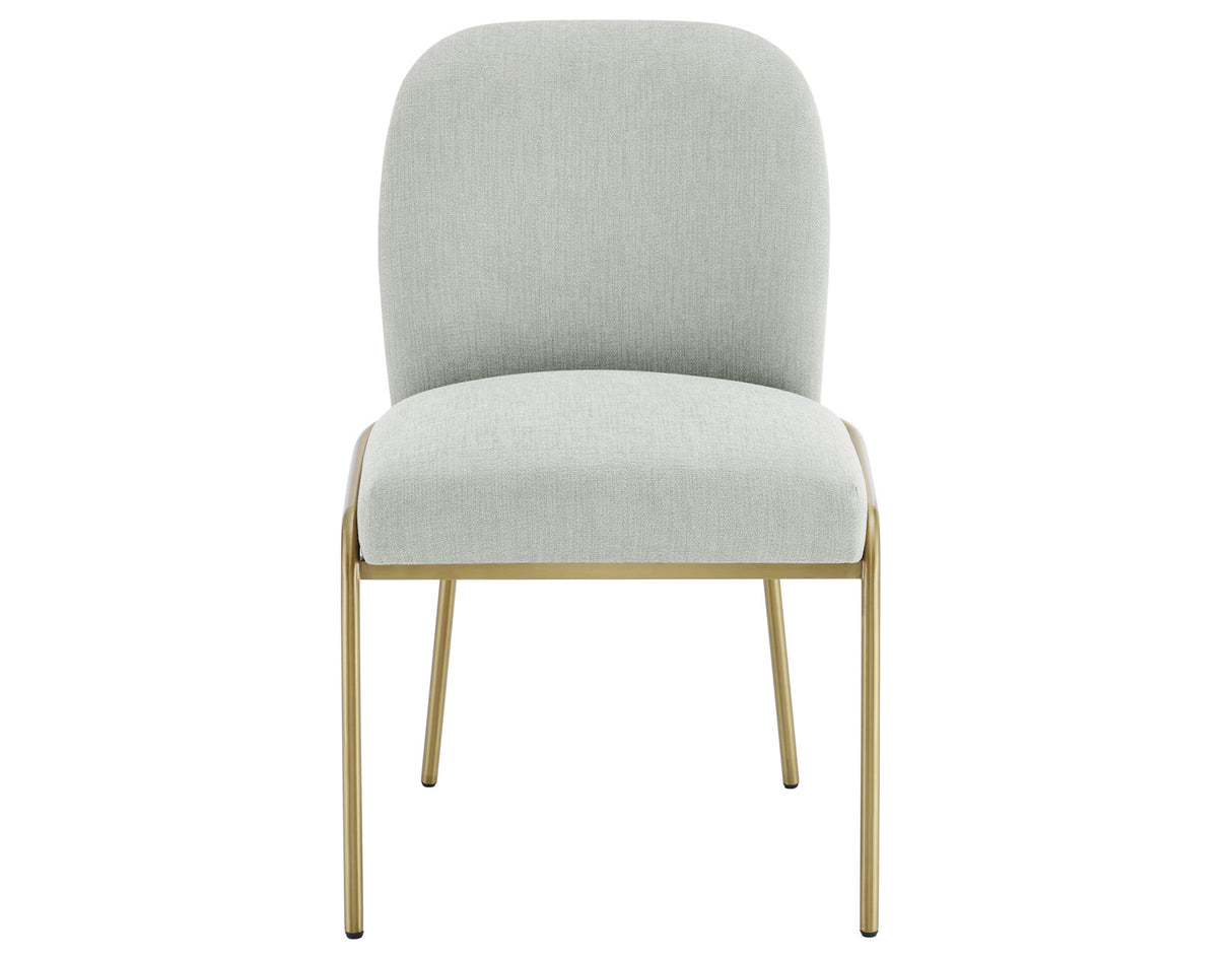 Conrad Upholstered Side Chair with Gold Leg from Steve Silver - Luna Furniture