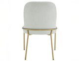 Conrad Upholstered Side Chair with Gold Leg from Steve Silver - Luna Furniture