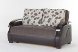 Costa Love Seat (Armoni Brown)W/Brown Vynil  2 Pieces - 10-COS-0033D-02-0