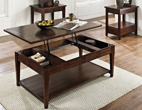 Crestline 3-Piece Lift-Top Set(Lift-Top Cocktail & 2 End Tables) from Steve Silver - Luna Furniture