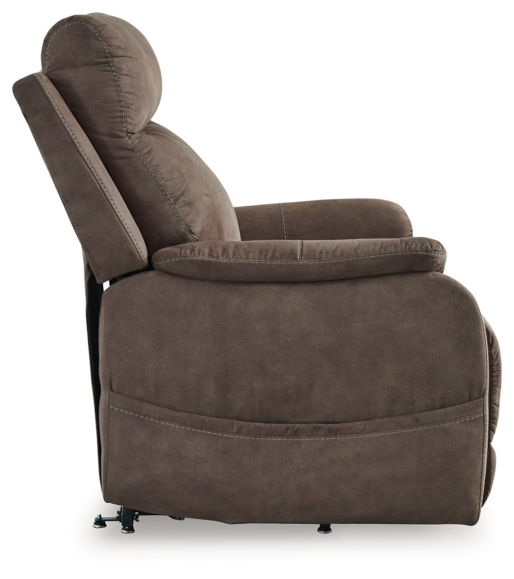 Crestmeade Espresso Power Lift Recliner - 1350412