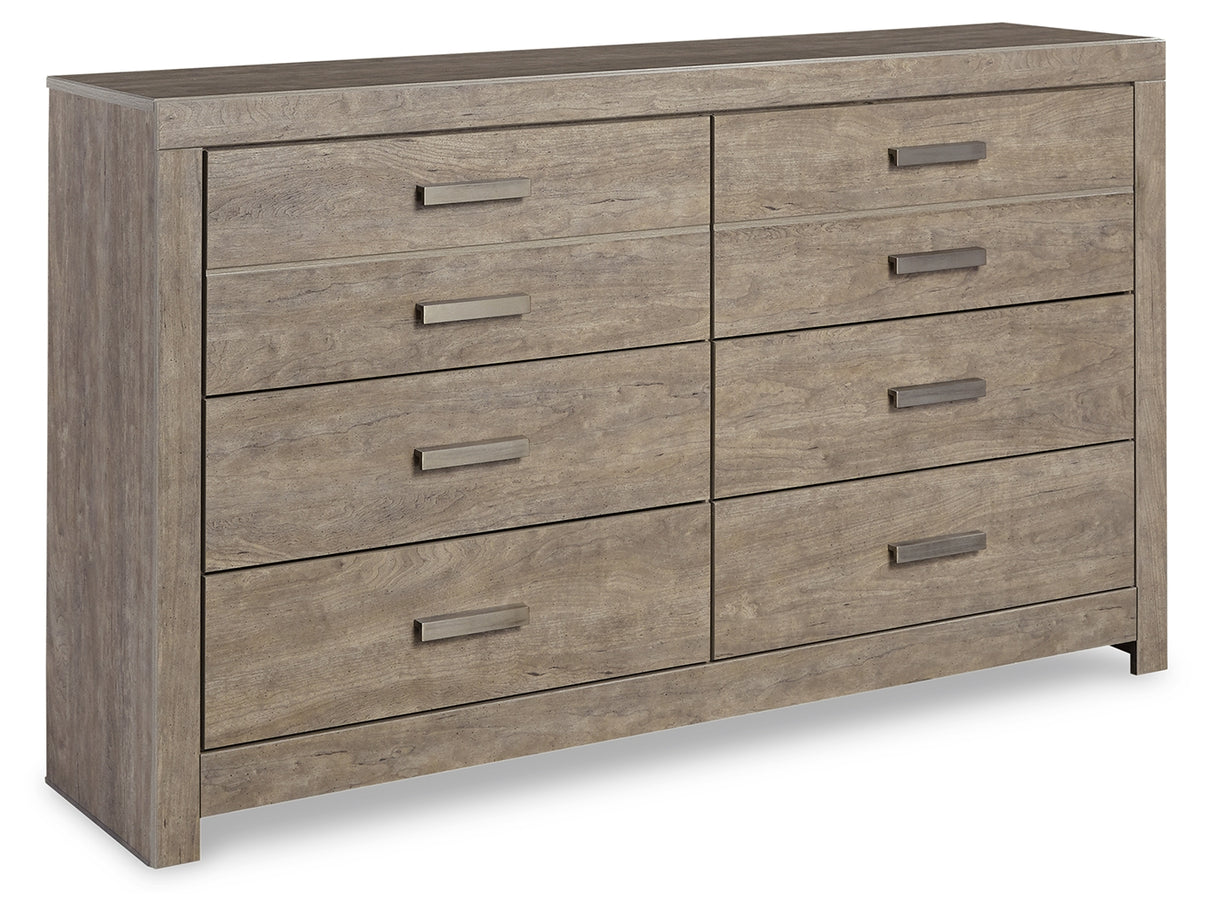 Culverbach Full Panel Bed with Dresser in Gray - PKG002421