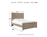 Culverbach Full Panel Bed with Dresser in Gray - PKG002421