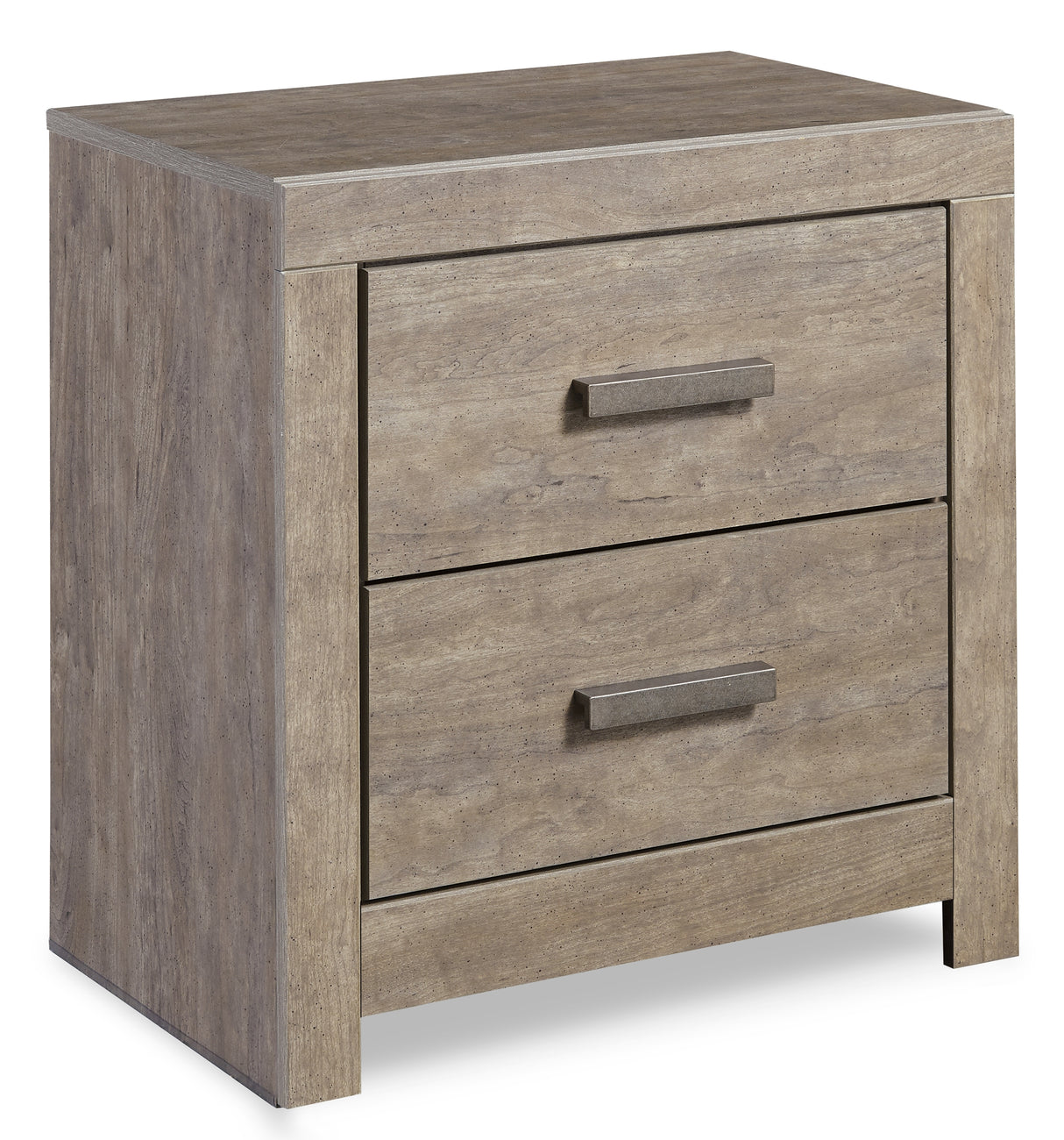 Culverbach Full Panel Bed with Mirrored Dresser, Chest and Nightstand in Gray - PKG002425