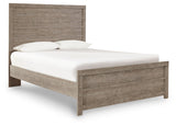 Culverbach Full Panel Bed with Nightstand in Gray - PKG000631