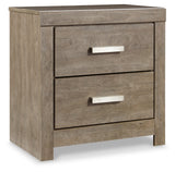 Culverbach Full Panel Bed with Nightstand in Gray - PKG000631