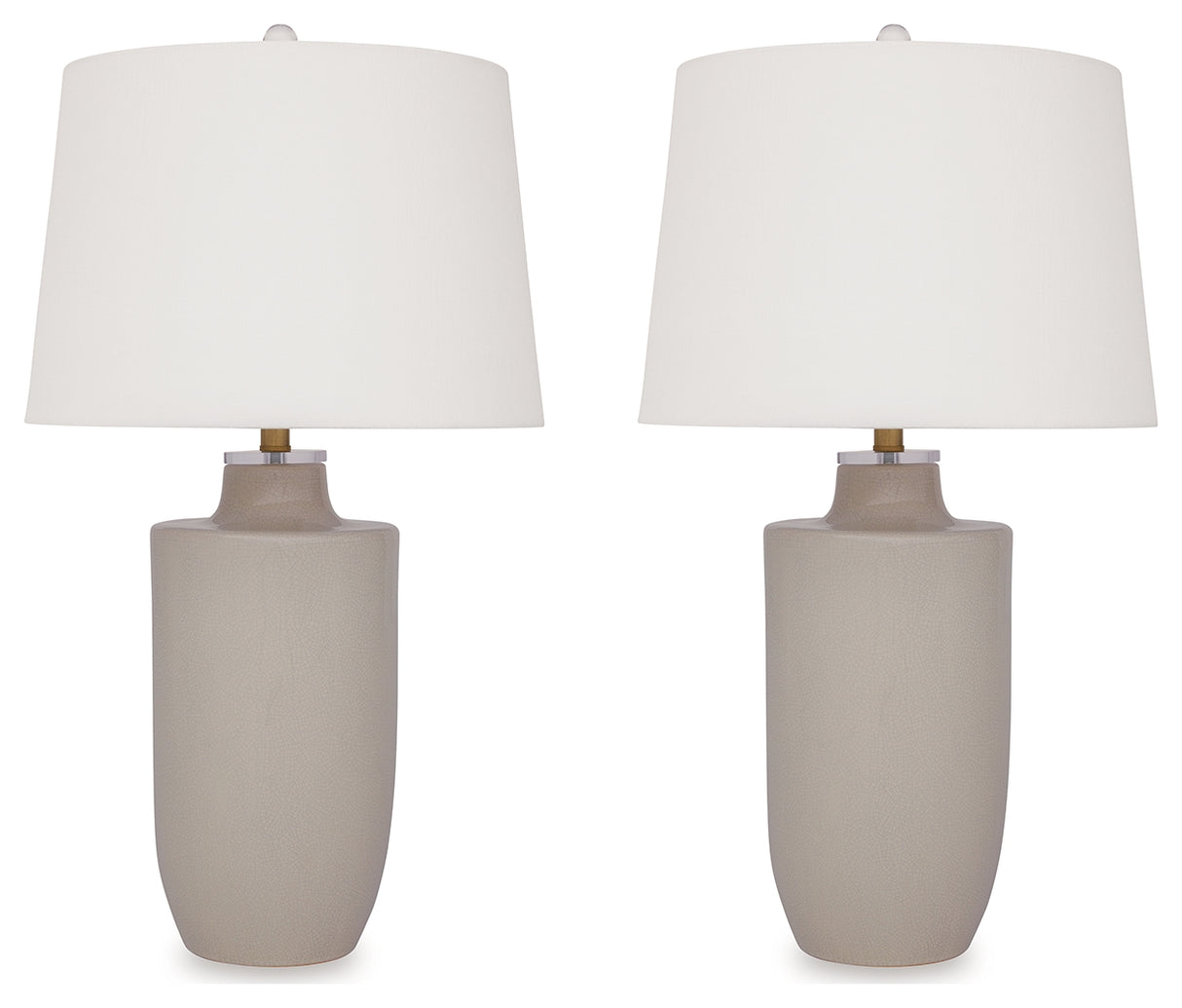 Cylener 2-Piece Table Lamp Set in Off White - PKG016434