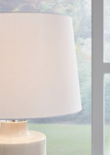 Cylener 2-Piece Table Lamp Set in Off White - PKG016434