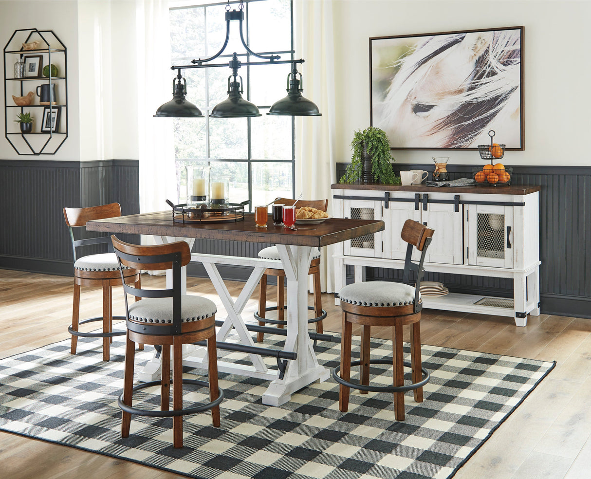 Valebeck Brown/White 5-Piece Dining Set from Happy Homes - Luna Furniture