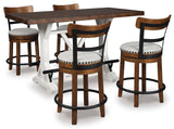 Valebeck Brown/White 5-Piece Dining Set from Happy Homes - Luna Furniture