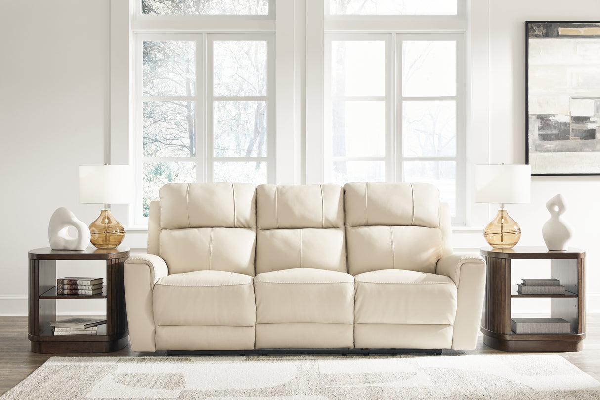 Dahlmoore Almond Power Reclining Sofa - U1320087