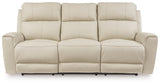 Dahlmoore Almond Power Reclining Sofa - U1320087