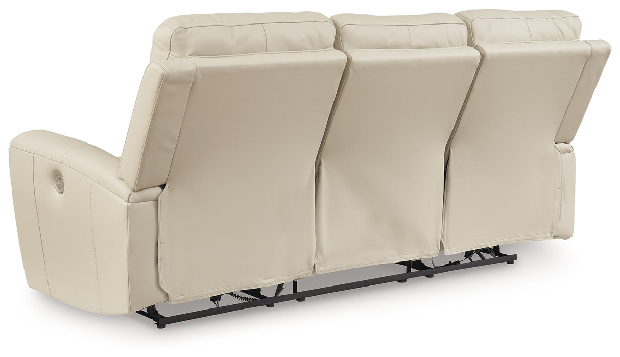 Dahlmoore Almond Power Reclining Sofa - U1320087