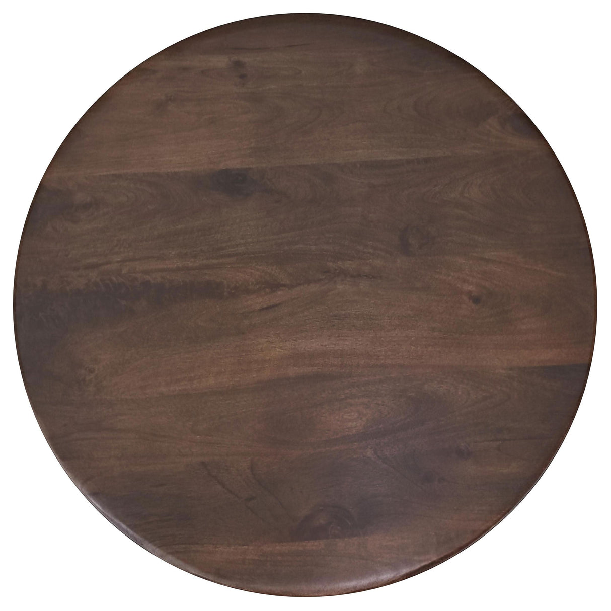 Dale Round Solid Mango Wood Coffee Table Brown from Coaster - Luna Furniture