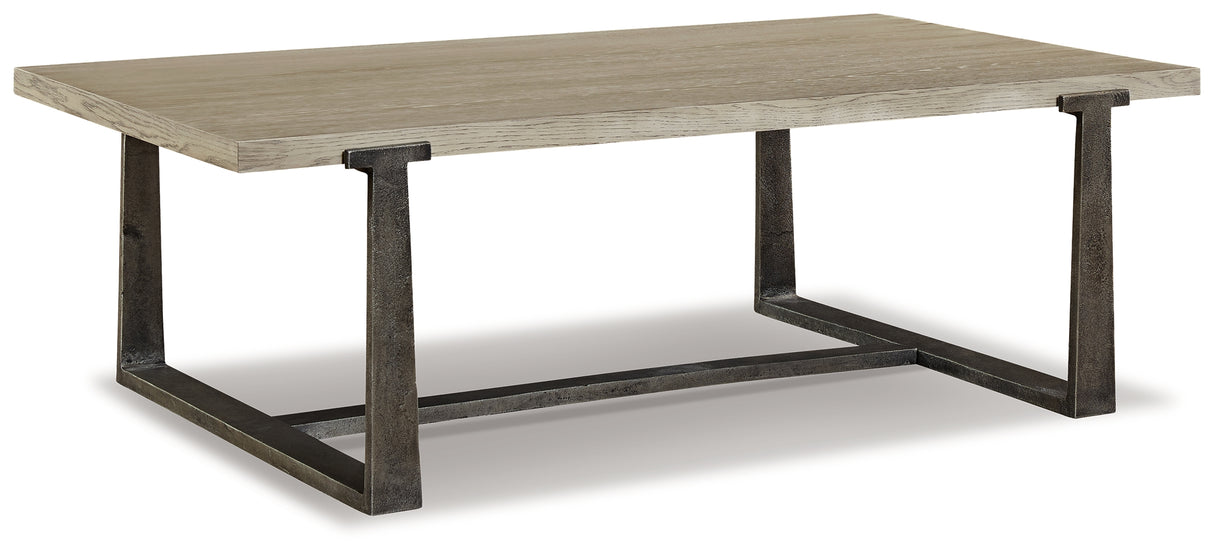 Dalenville Coffee Table with 2 End Tables in Gray from Ashley - Luna Furniture