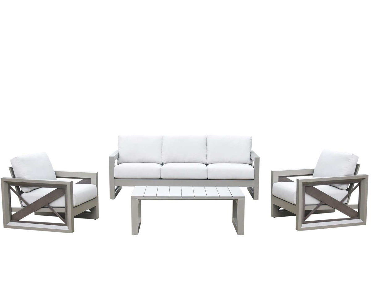 Dalilah Patio 3-Piece Lounge Set - SET | DAL600S | DAL600AC(2)