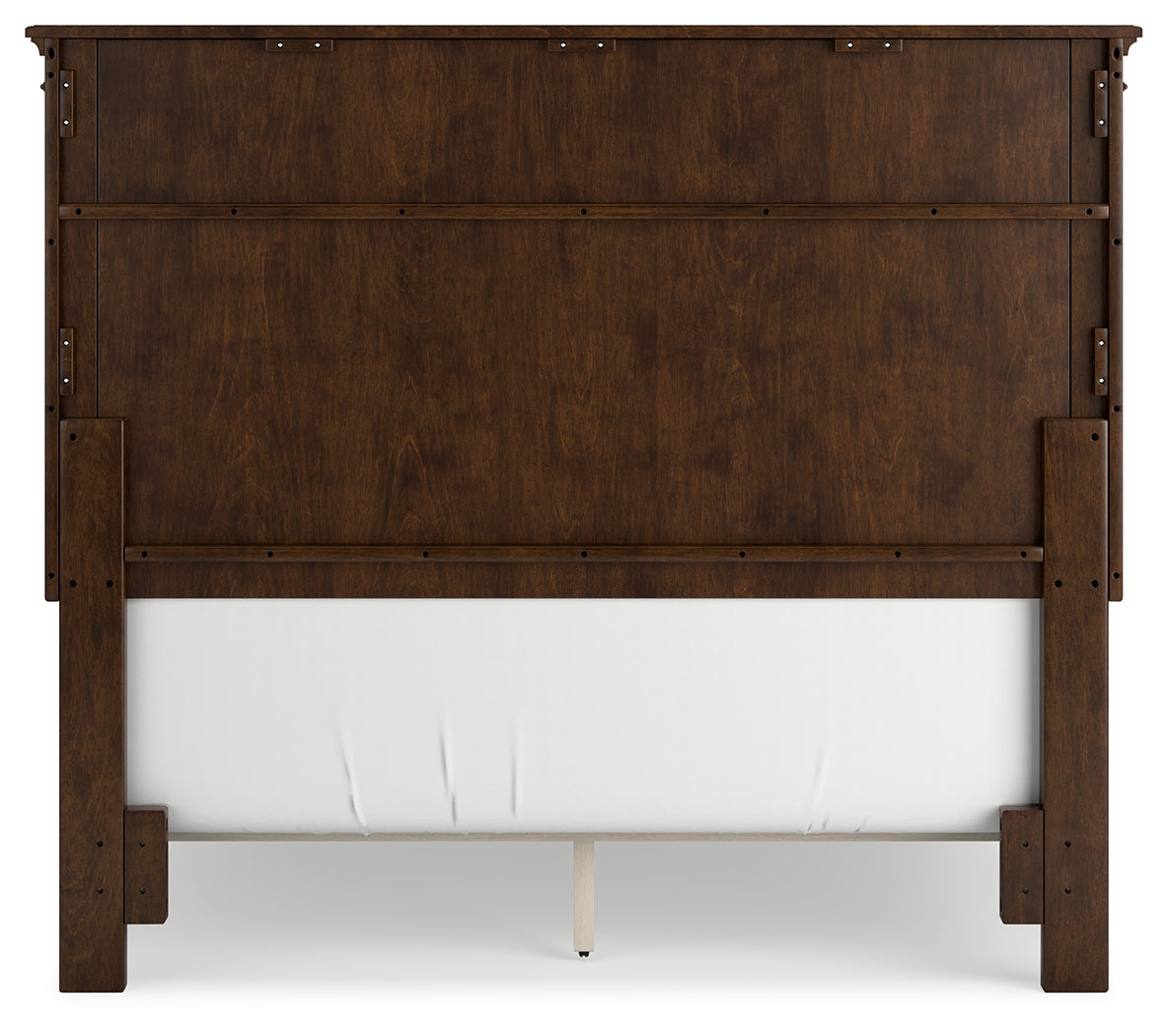 Danabrin Full Panel Bed with Mirrored Dresser and Chest in Brown from Ashley - Luna Furniture