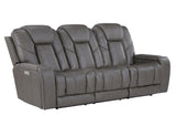 Daniel 3-Piece Triple Power Leather Reclining Home Theater Set from Steve Silver - Luna Furniture