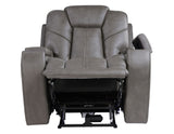 Daniel Triple Power Home Theater Leather Recliner with Built-in Speakers from Steve Silver - Luna Furniture