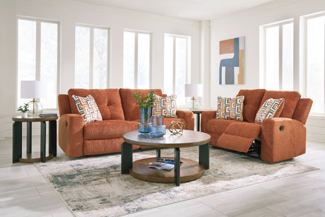 Danum Sofa and Loveseat in Spice - PKG020920