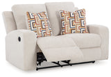 Danum Stone Reclining Loveseat from Ashley - Luna Furniture