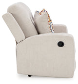 Danum Stone Reclining Loveseat from Ashley - Luna Furniture