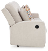 Danum Stone Reclining Sofa from Ashley - Luna Furniture