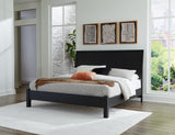 Danziar King Panel Bed with Mirrored Dresser and 2 Nightstands in Black from Ashley - Luna Furniture