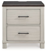 Darborn California King Panel Bed with Mirrored Dresser and 2 Nightstands in Gray/Brown from Ashley - Luna Furniture