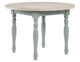 Darcy 42″ Round Dining Table, Mint Green and Natural Finish from Steve Silver - Luna Furniture