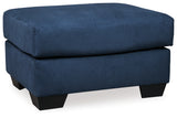 Darcy Sofa, Loveseat, Chair and Ottoman in Blue - PKG001678