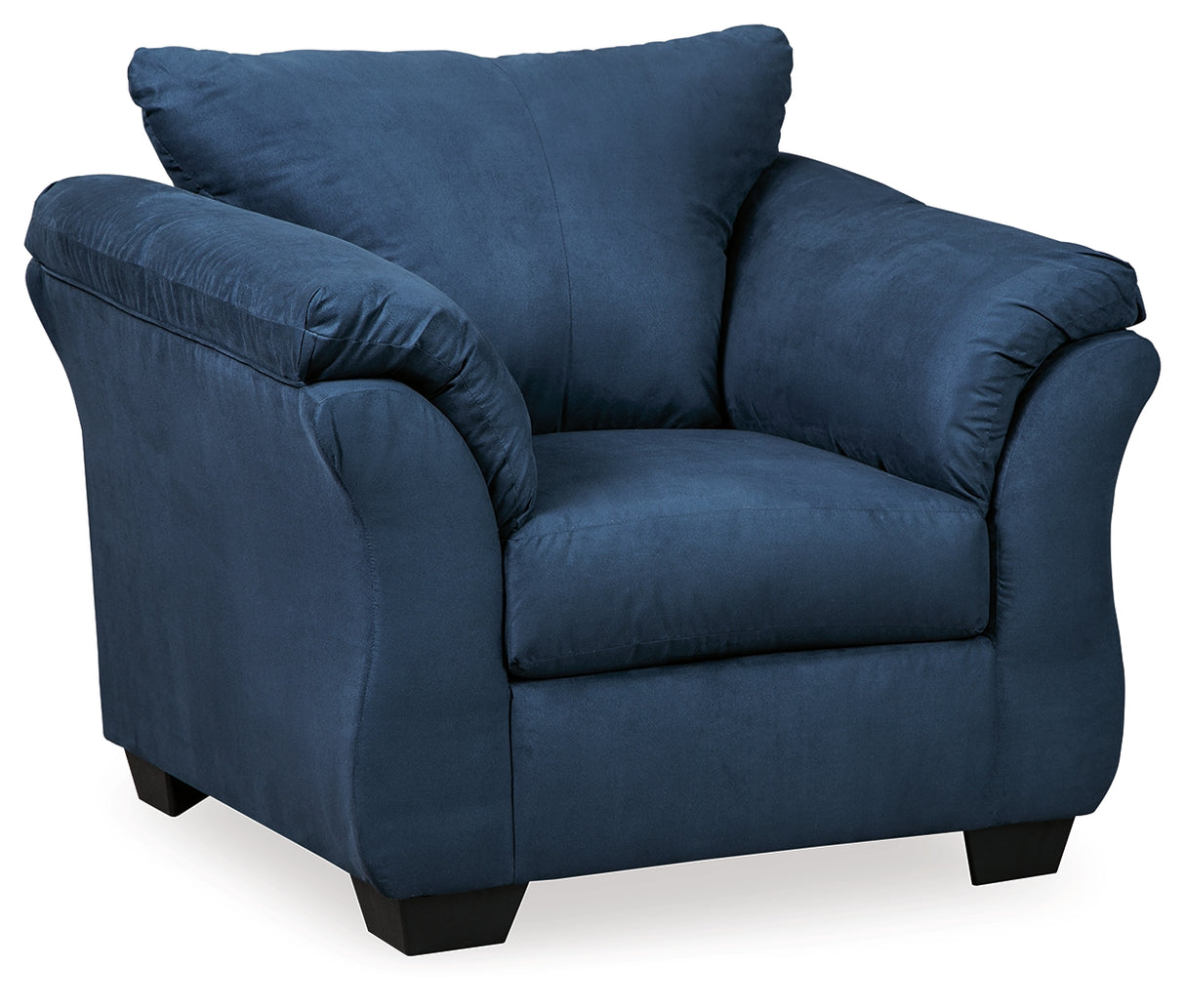 Darcy Sofa, Loveseat, Chair and Ottoman in Blue - PKG001678