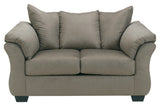 Darcy Sofa, Loveseat, Chair and Ottoman in Cobblestone - PKG001666