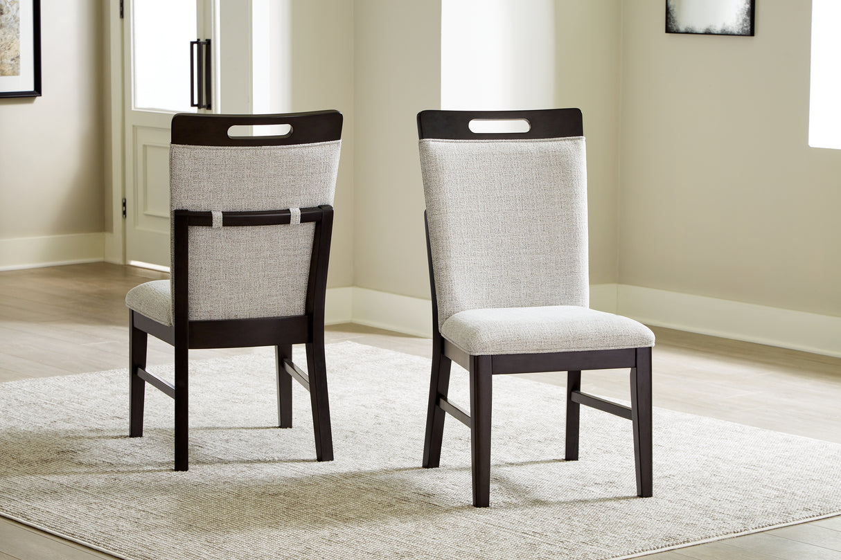 Neymorton Dark Grayish Brown Dining Table and 10 Chairs from Ashley - Luna Furniture