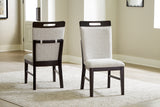 Neymorton Dark Grayish Brown Dining Table and 10 Chairs from Ashley - Luna Furniture