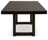 Neymorton Dark Grayish Brown Dining Table and 10 Chairs from Ashley - Luna Furniture