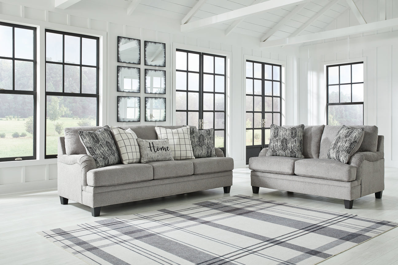 Davinca Charcoal Living Room Set from Ashley - Luna Furniture