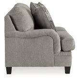 Davinca Sofa, Loveseat, Chair and Ottoman in Charcoal - PKG015038