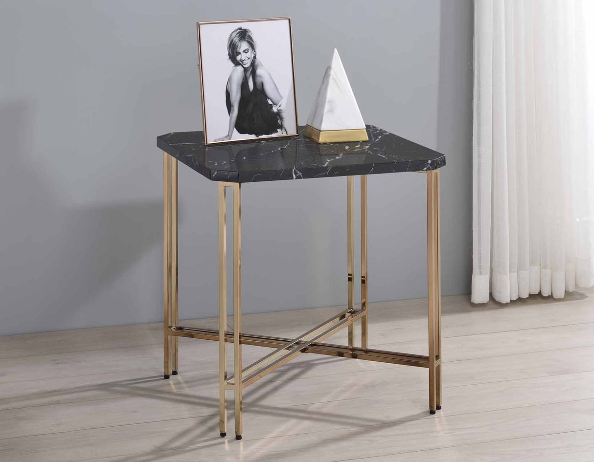 Daxton Faux-Marble 3-Piece Occasional Set(Cocktail & 2 End Tables) from Steve Silver - Luna Furniture