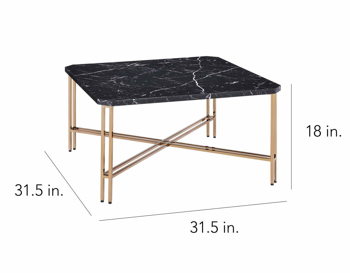 Daxton Faux-Marble 3-Piece Occasional Set(Cocktail & 2 End Tables) from Steve Silver - Luna Furniture