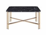 Daxton Faux-Marble Top Cocktail Table from Steve Silver - Luna Furniture