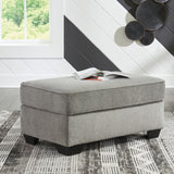 Deakin Chair and Ottoman in Ash from Ashley - Luna Furniture