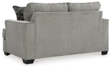 Deakin Sofa, Loveseat, Chair and Ottoman in Ash - PKG015029