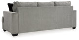 Deakin Sofa, Loveseat, Chair and Ottoman in Ash - PKG015029