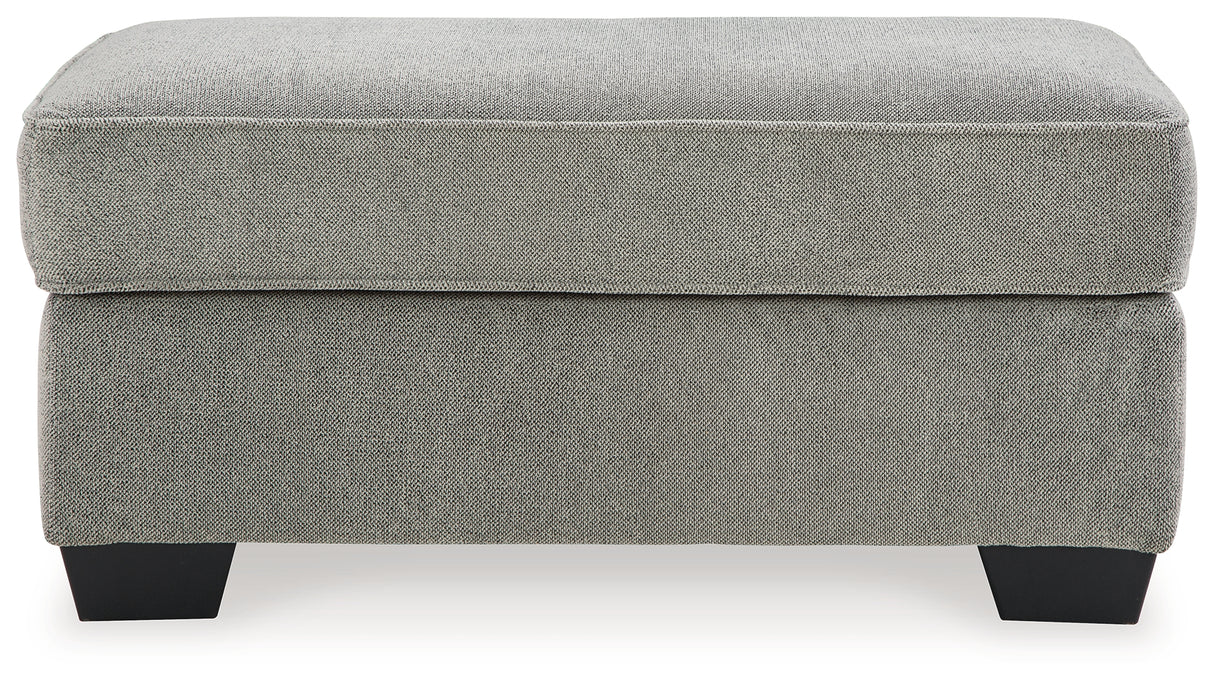 Deakin Sofa, Loveseat, Chair and Ottoman in Ash - PKG015029