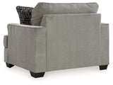 Deakin Sofa, Loveseat, Chair and Ottoman in Ash - PKG015029